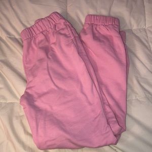 brandy melville bubblegum pink sweatpants